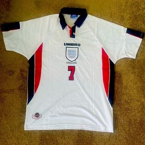 Vintage England Beckham jersey